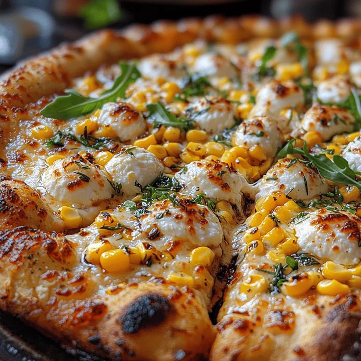 Sweet Corn Pizza